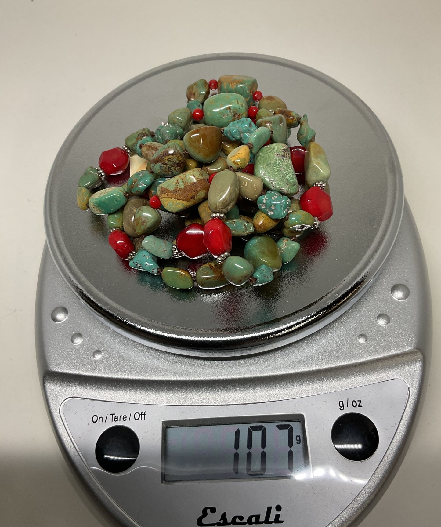 Multi Gemstone Beaded Strand Necklace