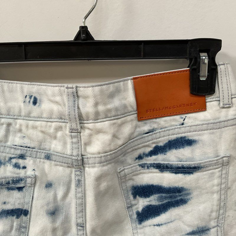 Stella Mccartney Hand Dyed Light Acid Wash Skinny Jeans - Size 27