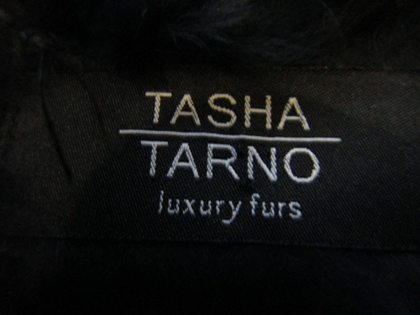 Tasha Tarno Women's Navy Blue Rabbit Fur Sweater Blouse Size S