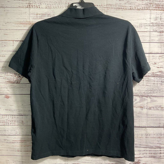 Versace Black Medusa Logo Embroidered Polo Shirt - Size XL