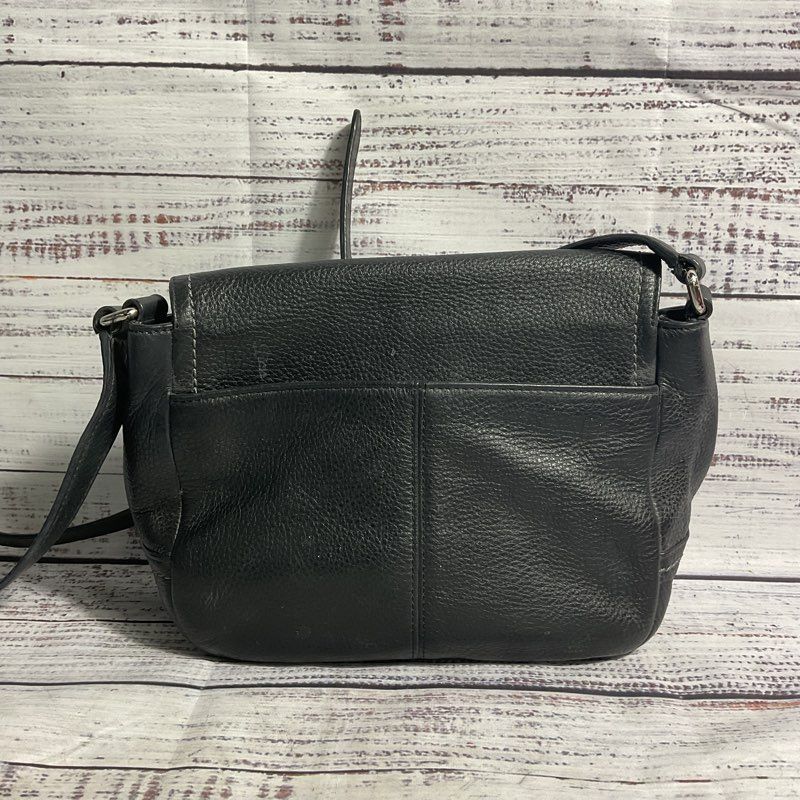 Authentic Coach F23663 Black Leather Shoulder Strap Crossbody Purse