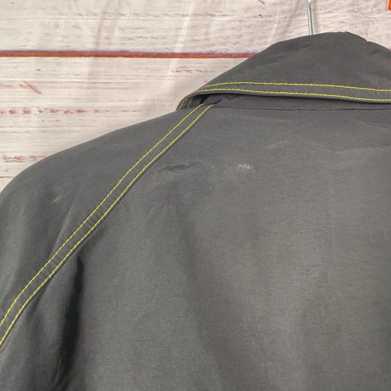 COS X Yeboah Black & Yellow Contrast Stitch Full Zip Jacket - Size Large