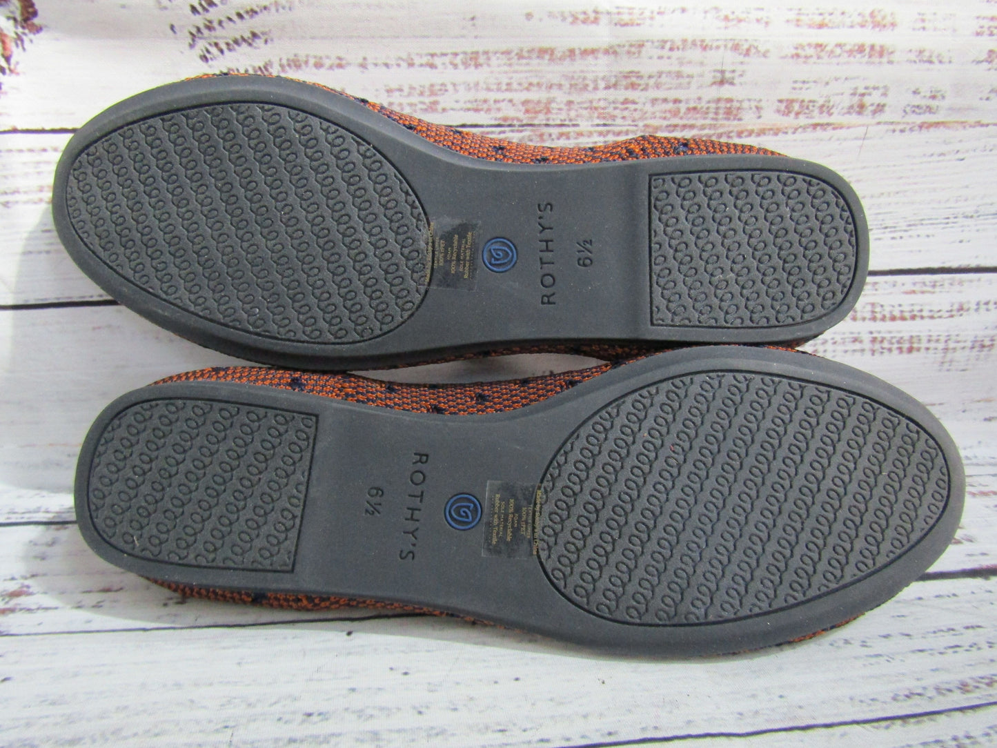 Rothy's The Loafer Women's Brown Sienna Dot Flats Size 6.5