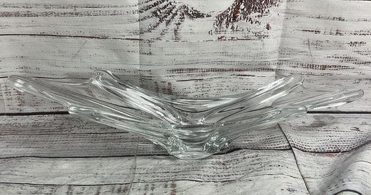 Cofrac Crystal Art Verrier Splash Bowl Clear