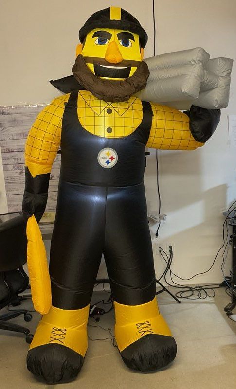 NOB Logo Pittsburgh STEELERS Inflatable 7ft Mascot
