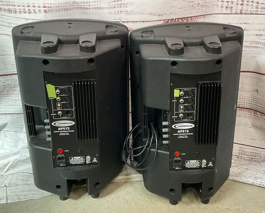 Harbinger APS12 Set of 2 Professional Active Power Speakers