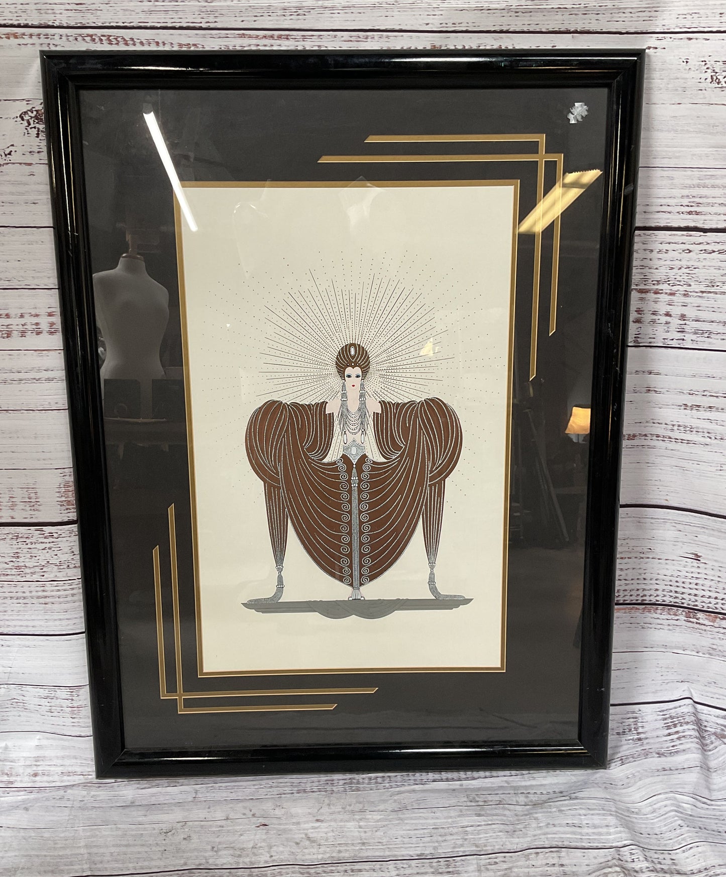 Radiance By Etre Romain de Tirtoff Embossed With Foil Framed