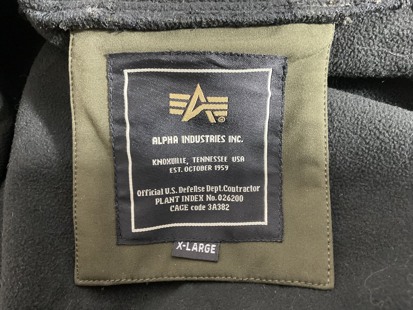 ALPHA INDUSTRIES Men's Green Parka Coat- SZ XL