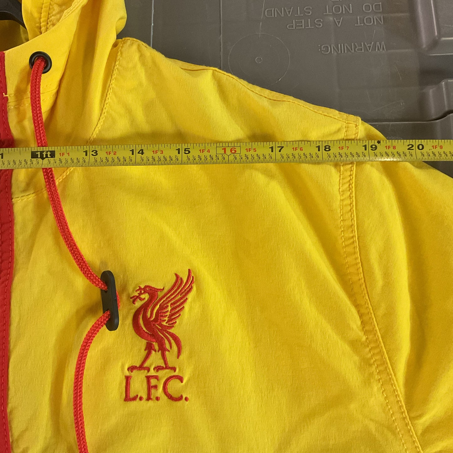 Nike Liverpool FC Embroidered Yellow Red Black Jacket - See Photos For Size