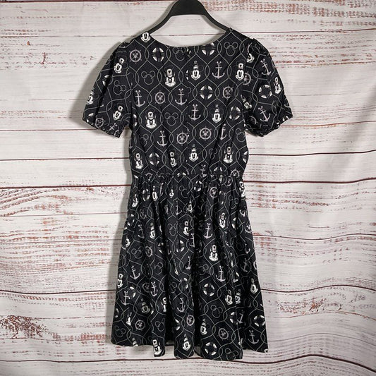 Disney Loungefly Stitch Shoppe Steamboat Willie Karla Dress Black Mickey Size M