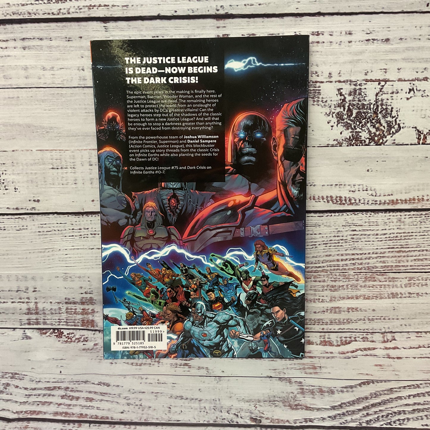 DC Comics Dark Crisis On Infinite Earths by Joshua Williamson TPB