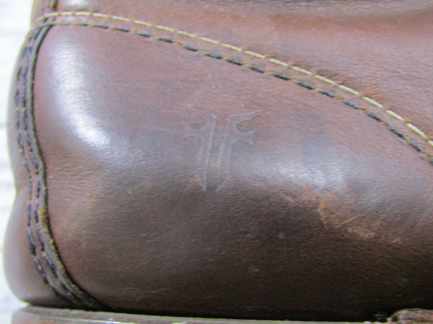Frye Women's Brown Leather Ankle Lace Boots Size 6 B
