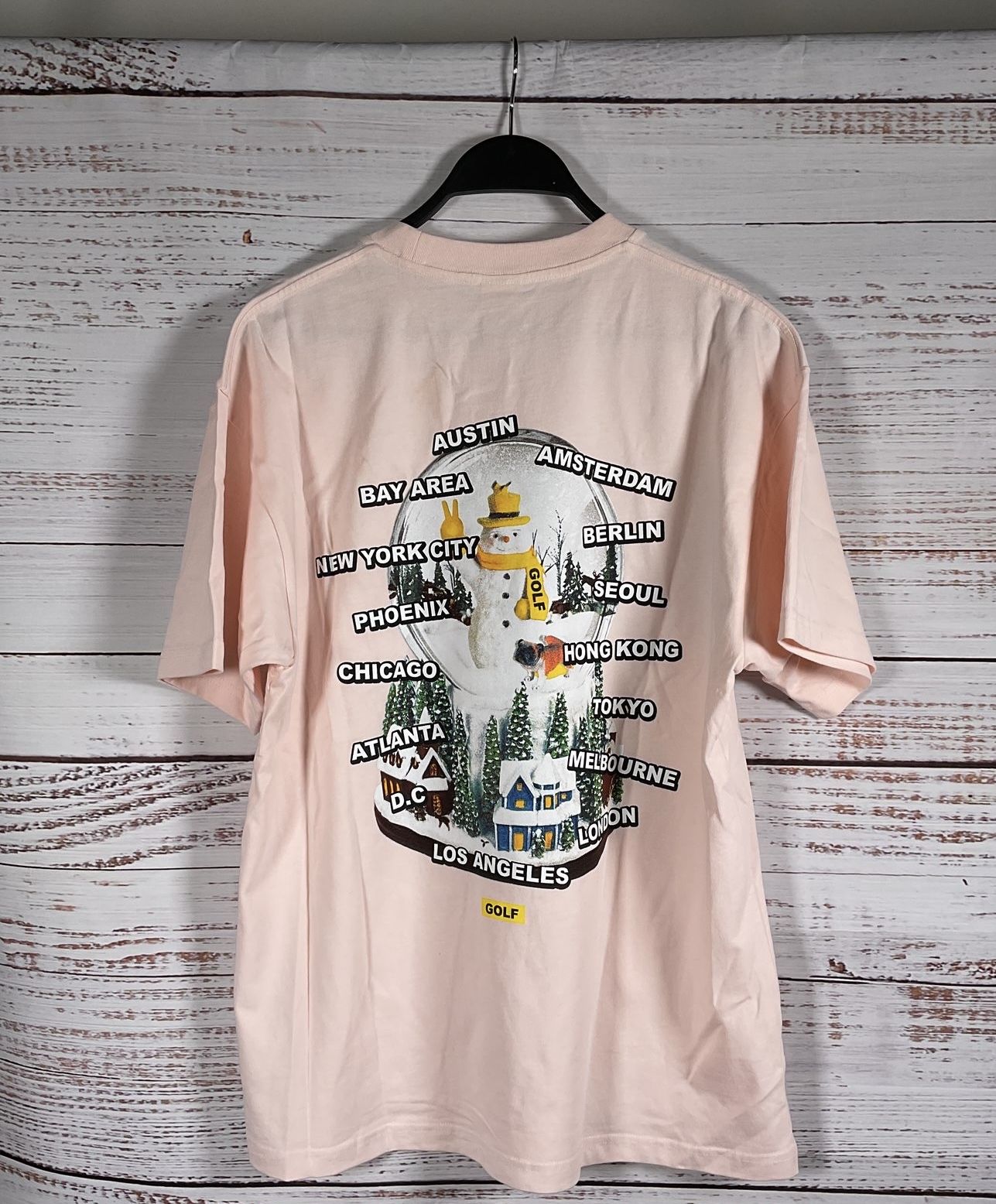 Golf Wang 2023 Holiday Collection Pink T-Shirt - Size Large AS IS *See Photos*