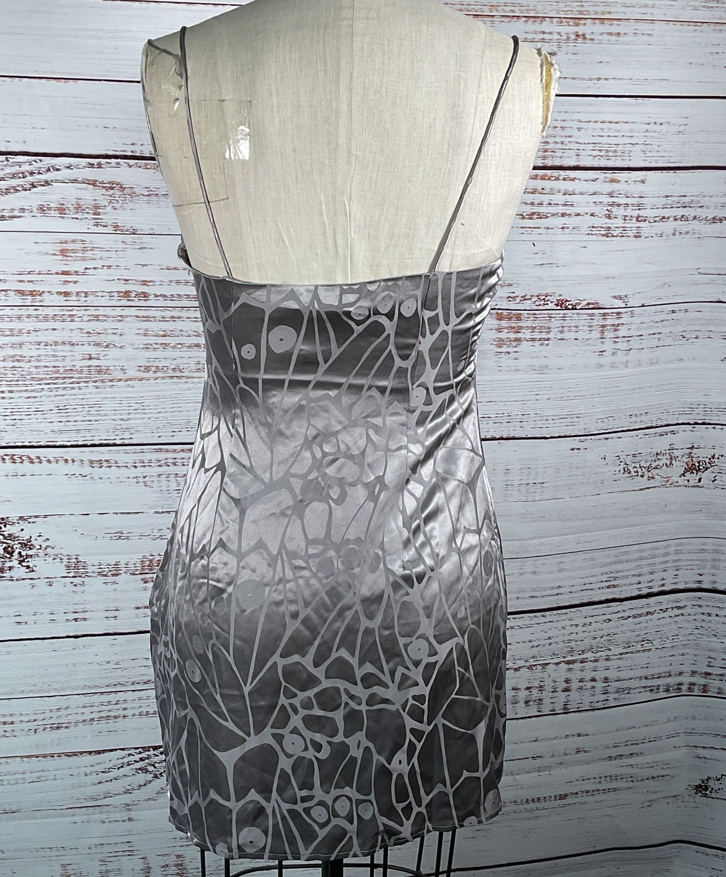 Anine Bing Butterfly Jacquard Papillon Dress Ash Violet M