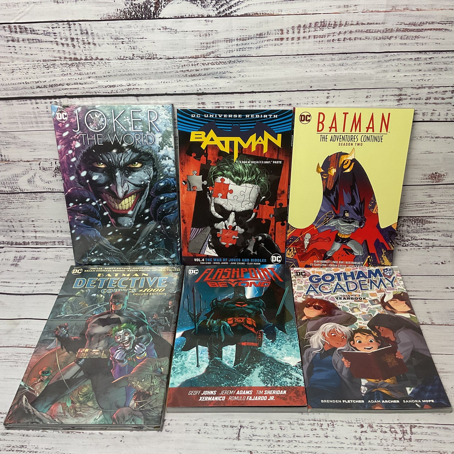 DC Comics Batman Joker Gotham Graphic Novel Lot Of 6 Books