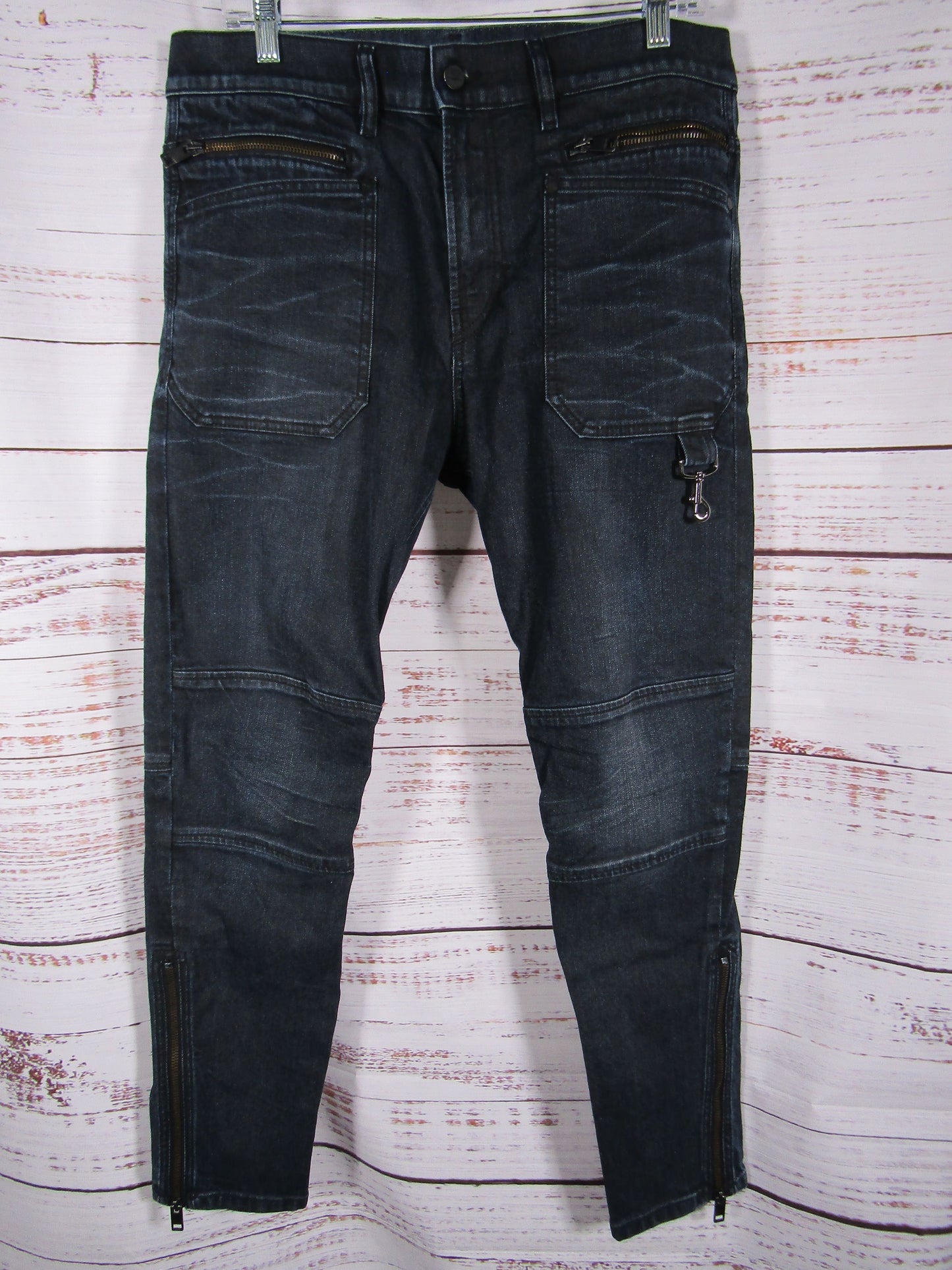 Diesel D-Phormer Men's Navy Blue Slim Fit Jeans Size 33 x 32