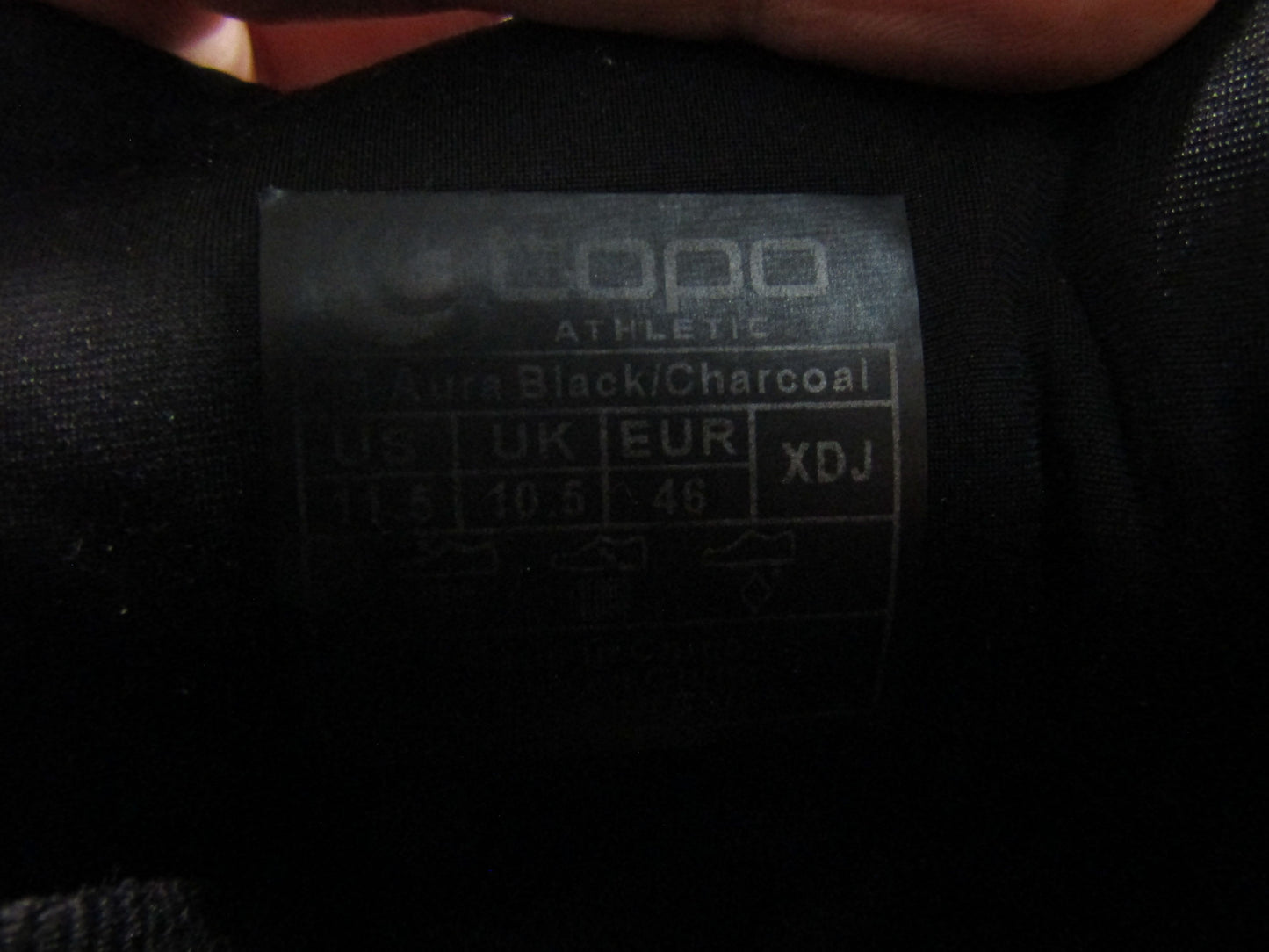 Topo Athletic Aura Men's Black Running Shoes Size 11.5