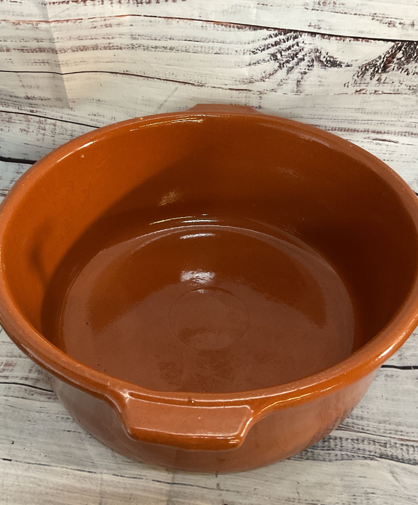 Modern Handmade Pottery Casserole Dish Terracotta