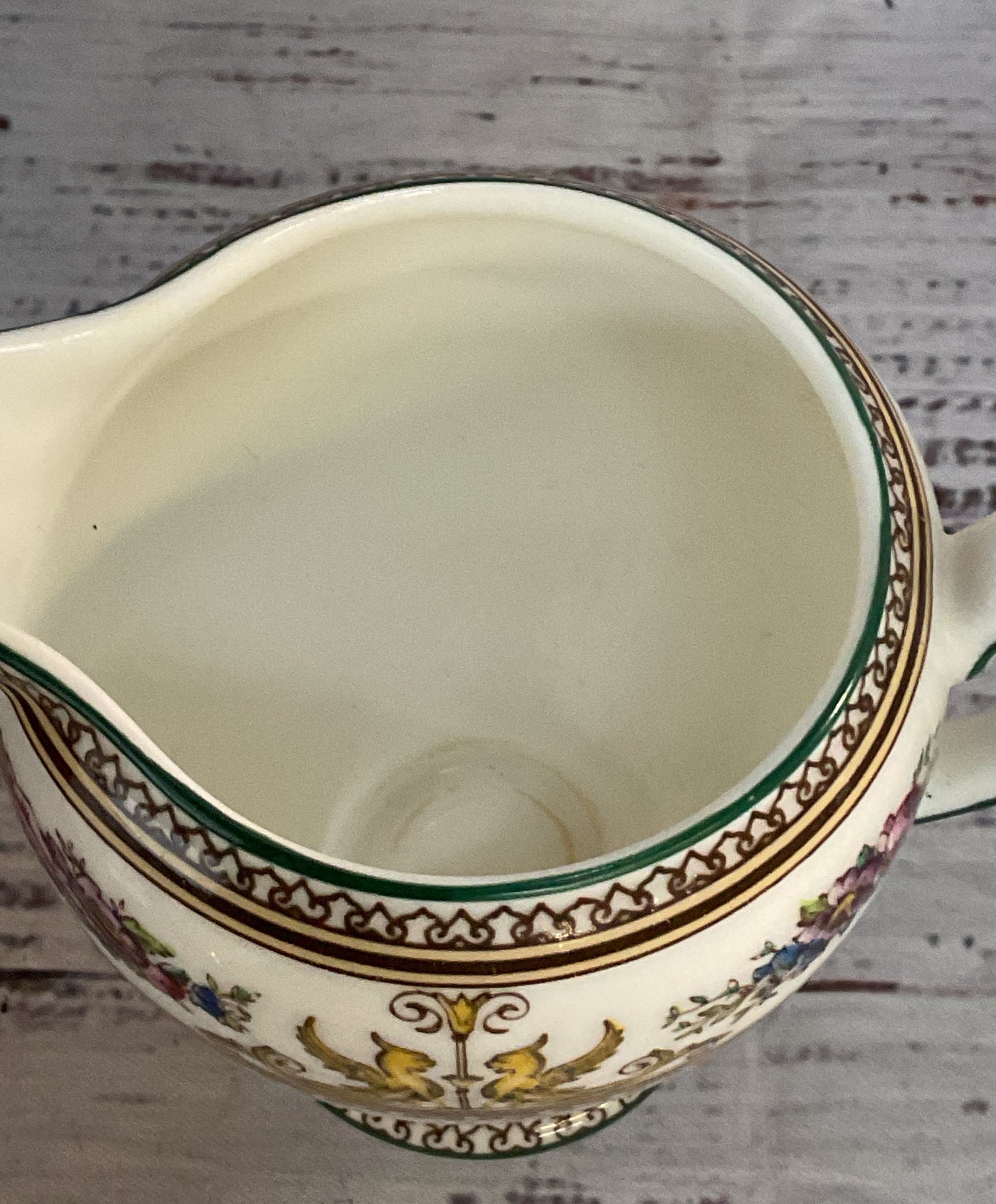 Wedgwood Columbia Bone China Floral Creamer Multicolor