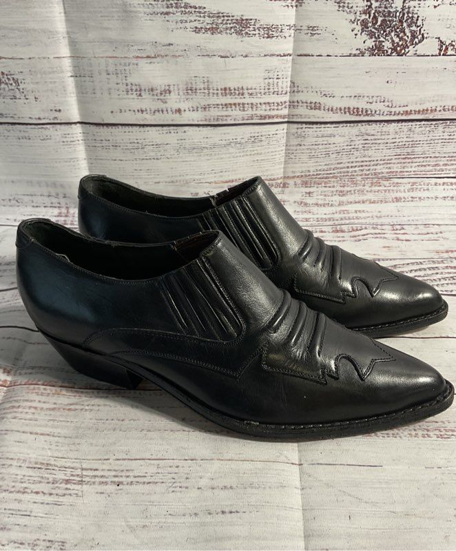 Seychelles Women's Black Leather Ankle Booties Size 6 Made in Mexico