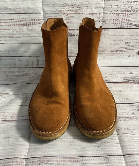 Folk Men's Brown Suede Leather Chelsea Boots SIZE 46 EU / 12 US