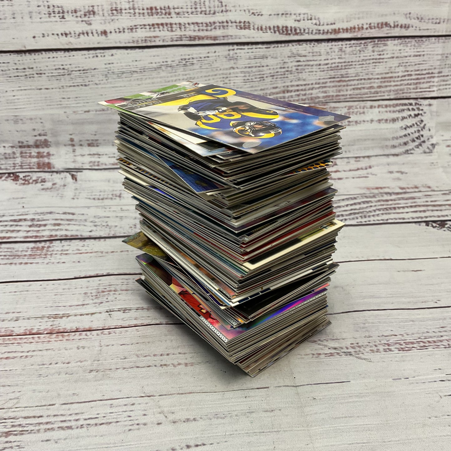 Upper Deck Fleer Nfl Donruss Football Holographic Metallic Trading Card Lot 200+