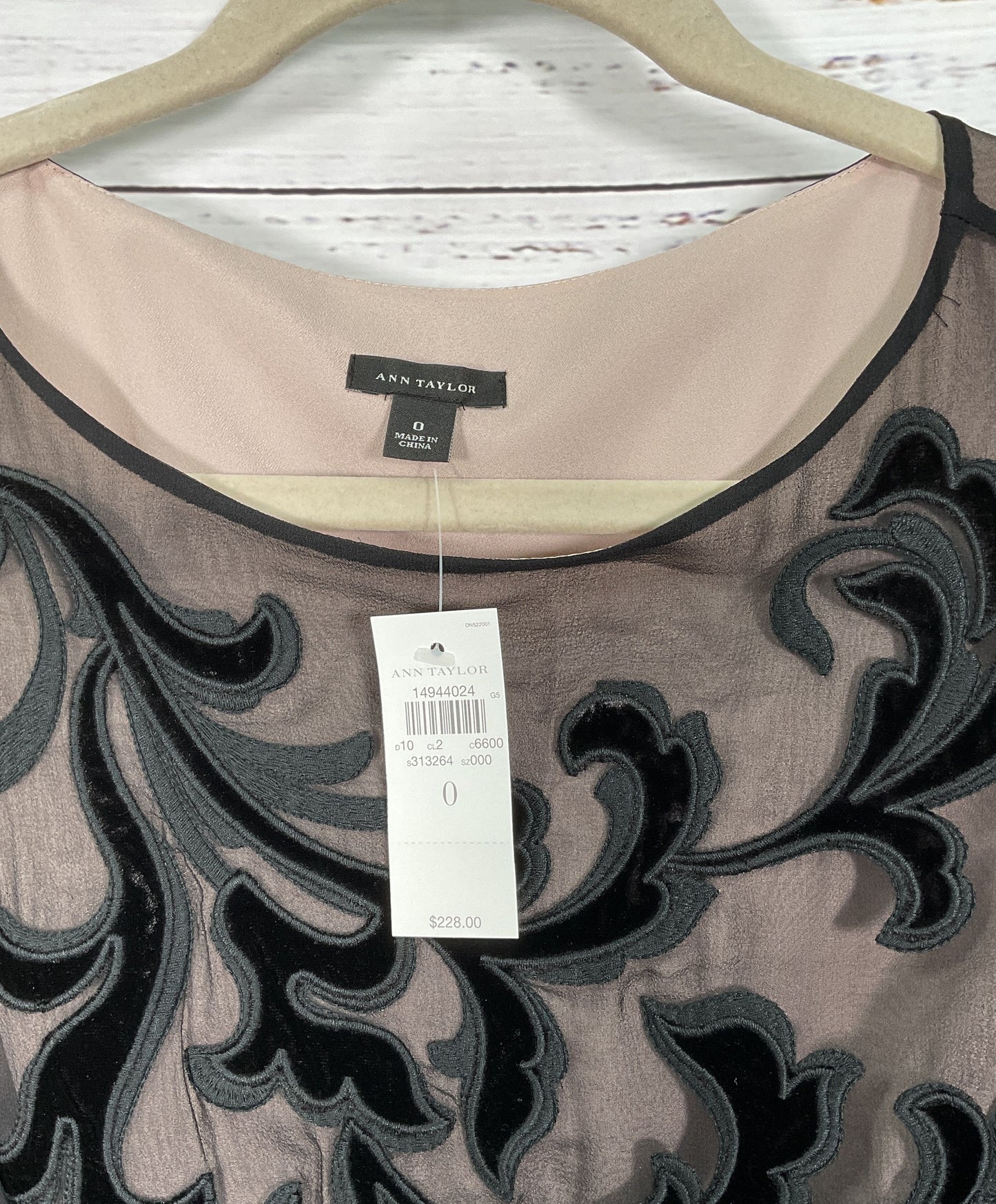 Ann Taylor Black Formal Dress - Size 0, NWT RETAIL: 288.00