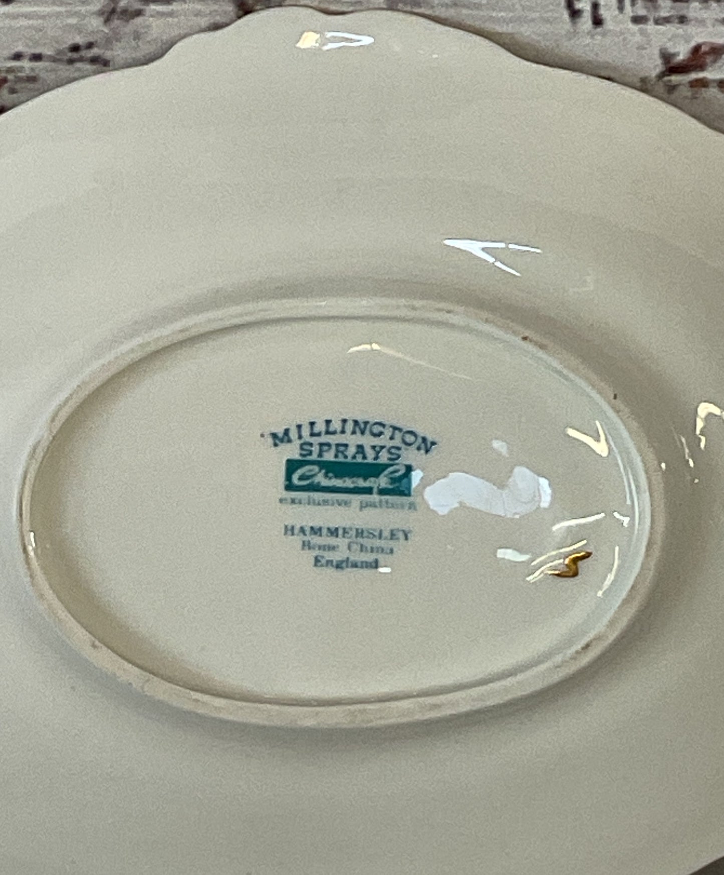 Hammersley Millington Sprays Bone China Soap Dish Multicolor
