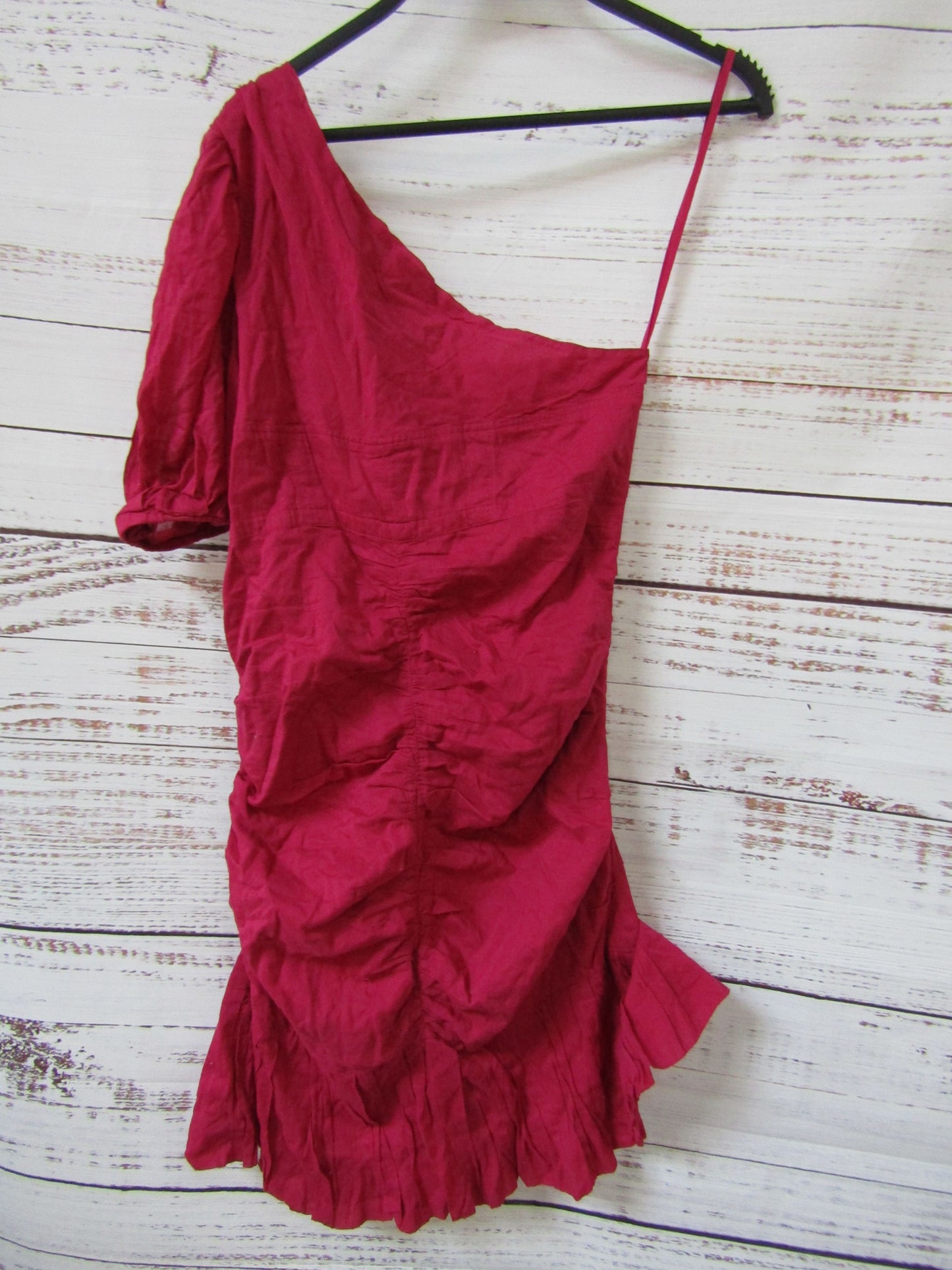Isabel Etoile Lecia One Shoulder Ruched Dress 38