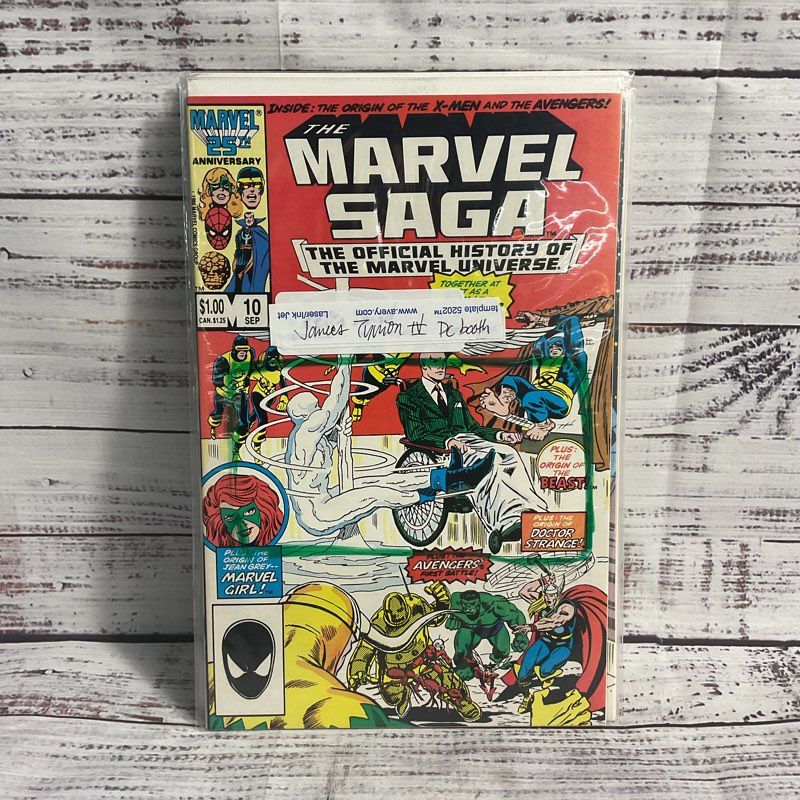 Lot Of 5 Vtg. Marvel Saga #2 5 8 9 10 Ungraded Superhero Comics 1985