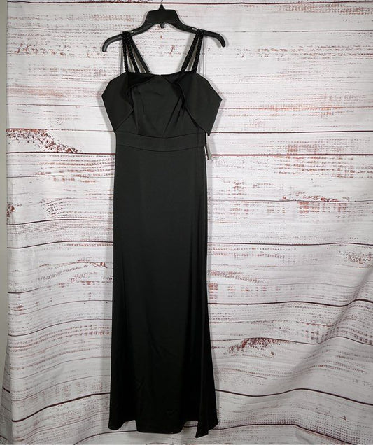 NWT Aidan Mattox Double Strap Satin Column Gown Size 2 Retail $395 GORGEOUS!!