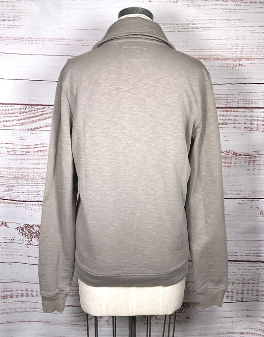 AllSaints Mevens Funnel Neck Sweater Heather Gray M