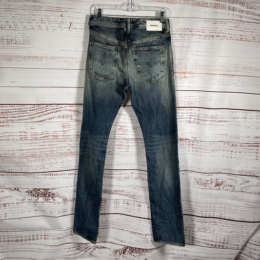 Diesel Buster Cotton Blue Faded Distressed Pants - Size W28xL32