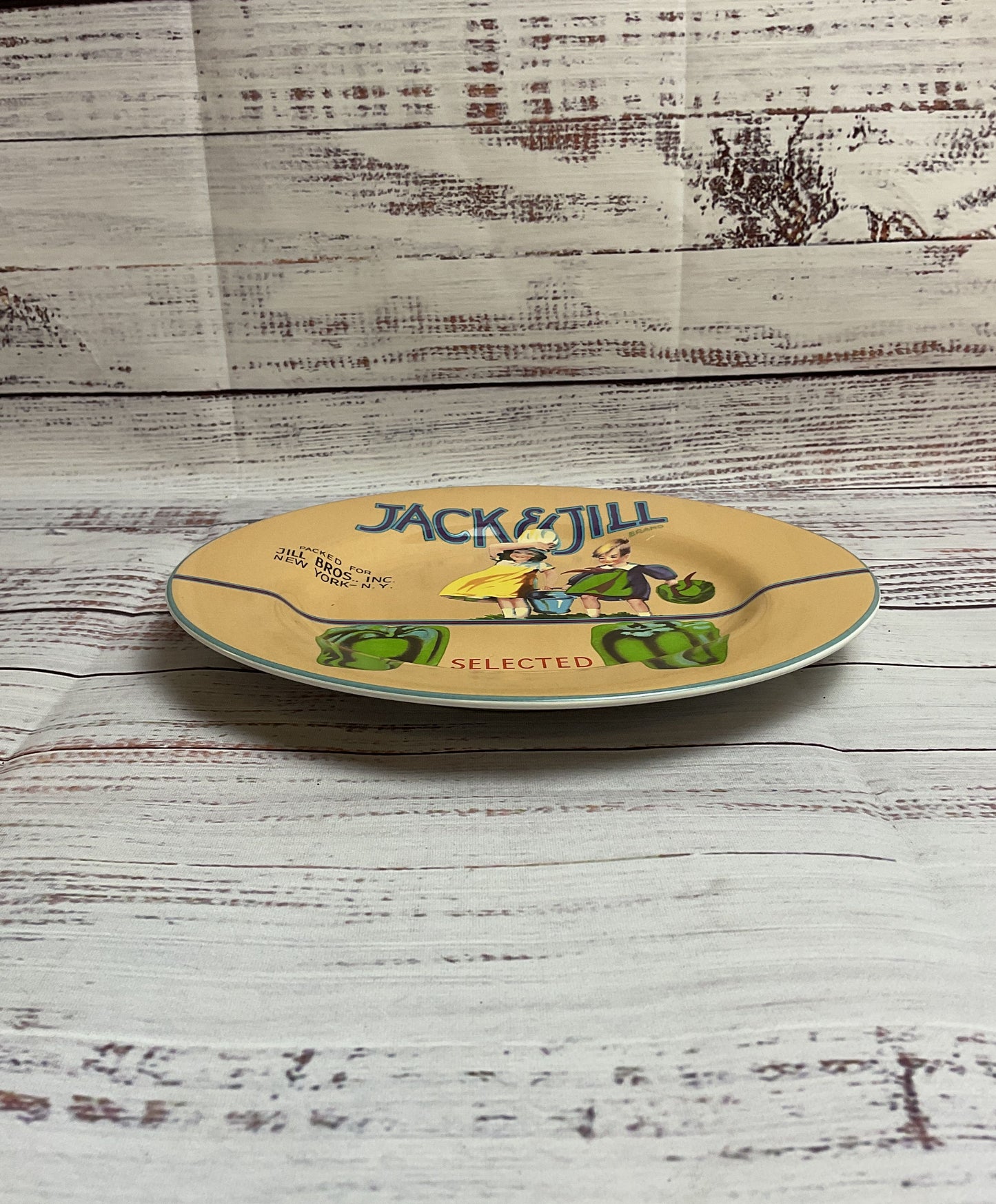 Sakura Oneida Vintage Label Jack And Jill 8" Plate