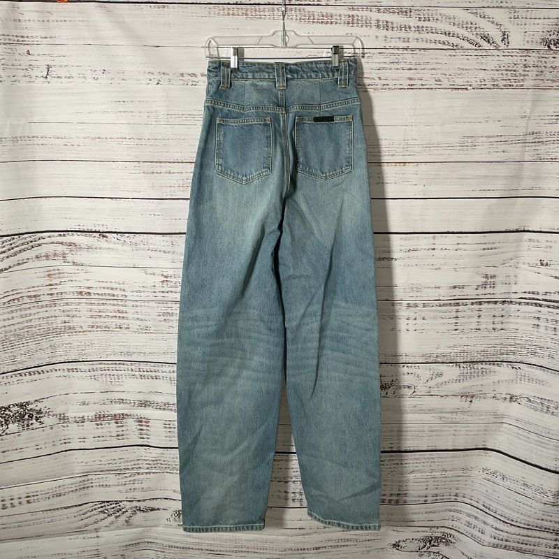 Fear of God Essentials Wide Leg Medium Wash Jeans - Size 26