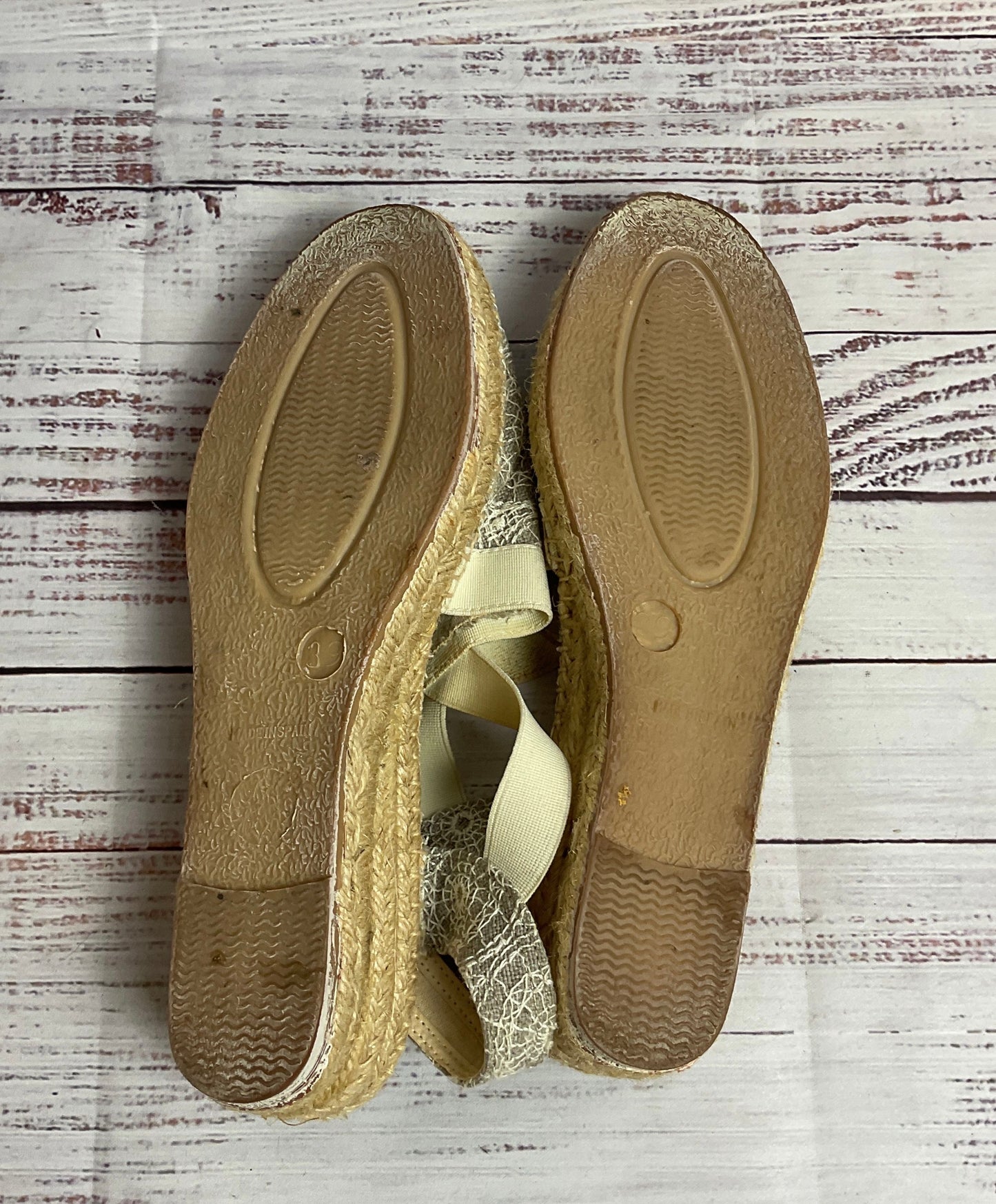 Toni Pons Espadrilles Cream Lace Slingback Casual Shoe Women 39