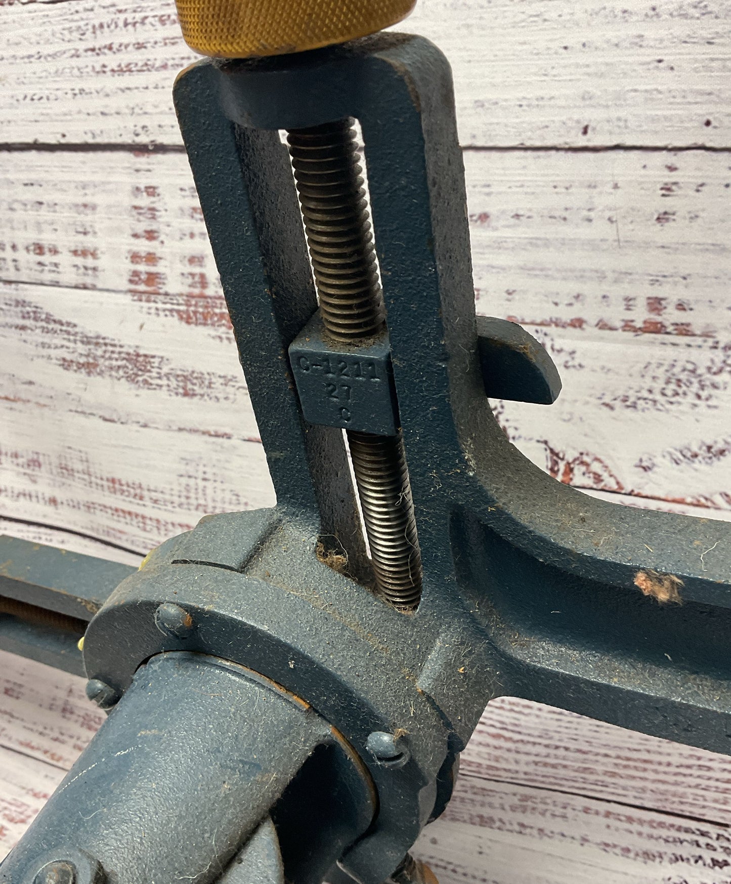 Vintage Stanley No. 400 Tilts And Swivels Picture Frame Vise Mounted