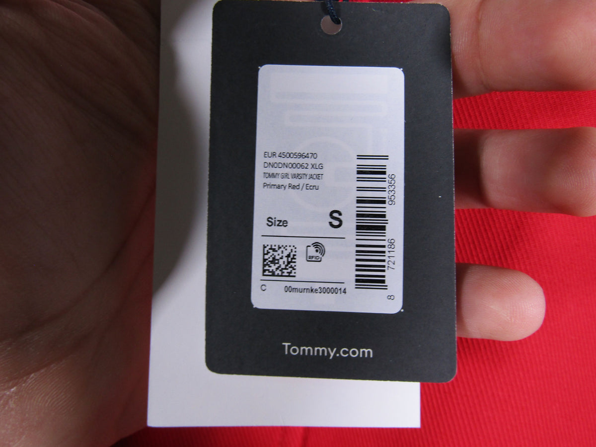 Tommy Hilfiger Tommy Girl Heart Logo Varsity Jacket Size S
