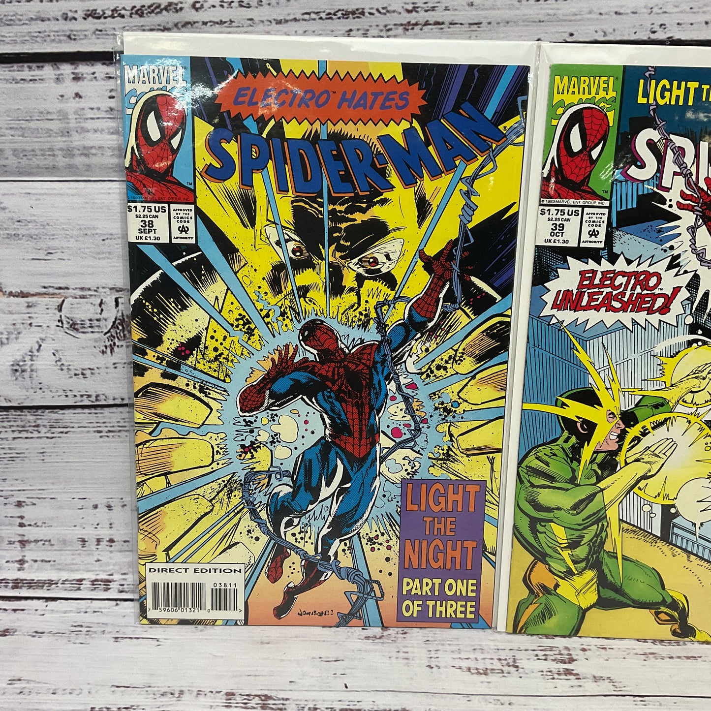 Spider-Man Light The Night Electro Part 1-3 Complete #38-40