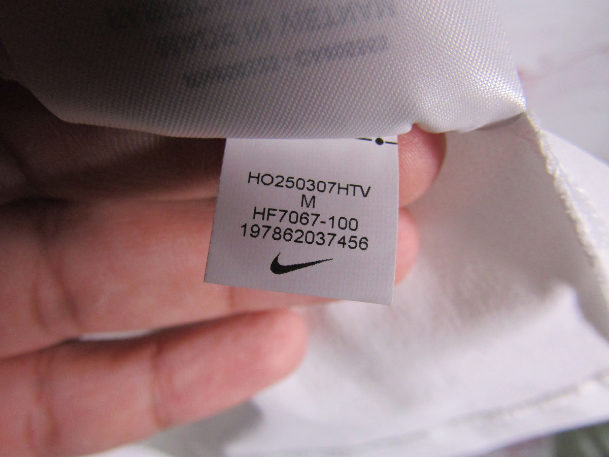 Nike Men's White Full Zip Track Jacket Size M