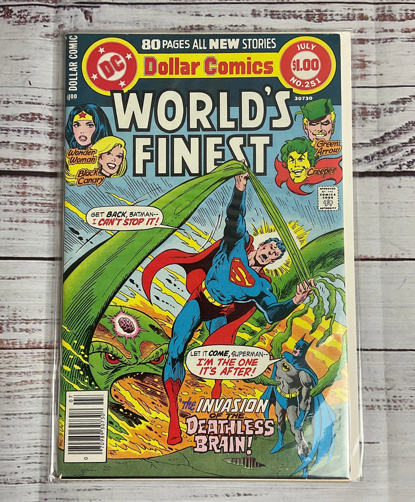 VTG 1980 DC Comics World's Finest LOT of 4 Superhero Comic Books