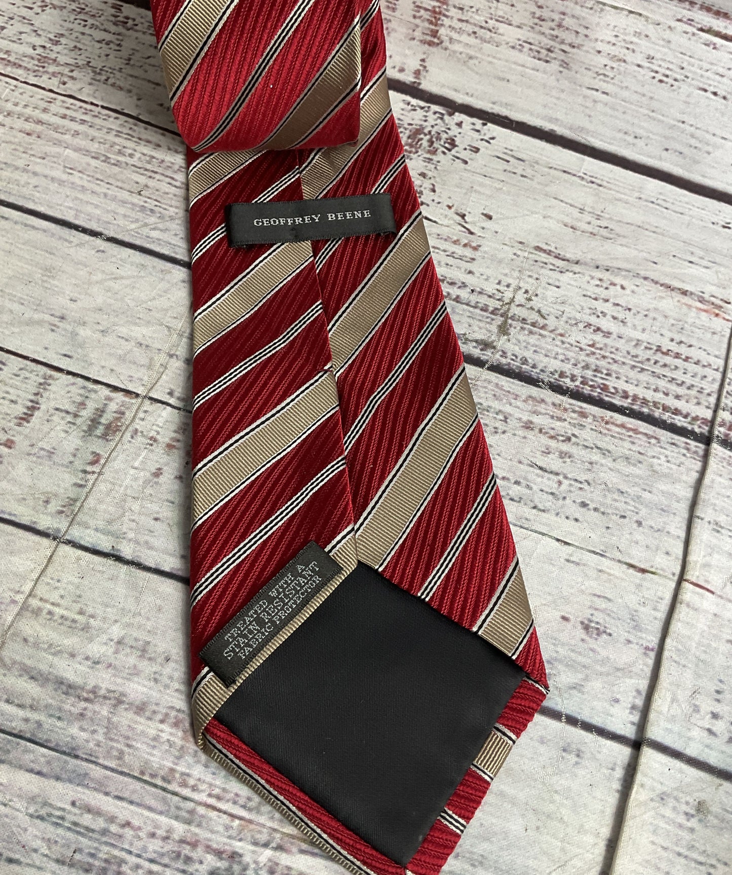 Geoffrey Beene Striped Set of 2 Ties Multicolor OS