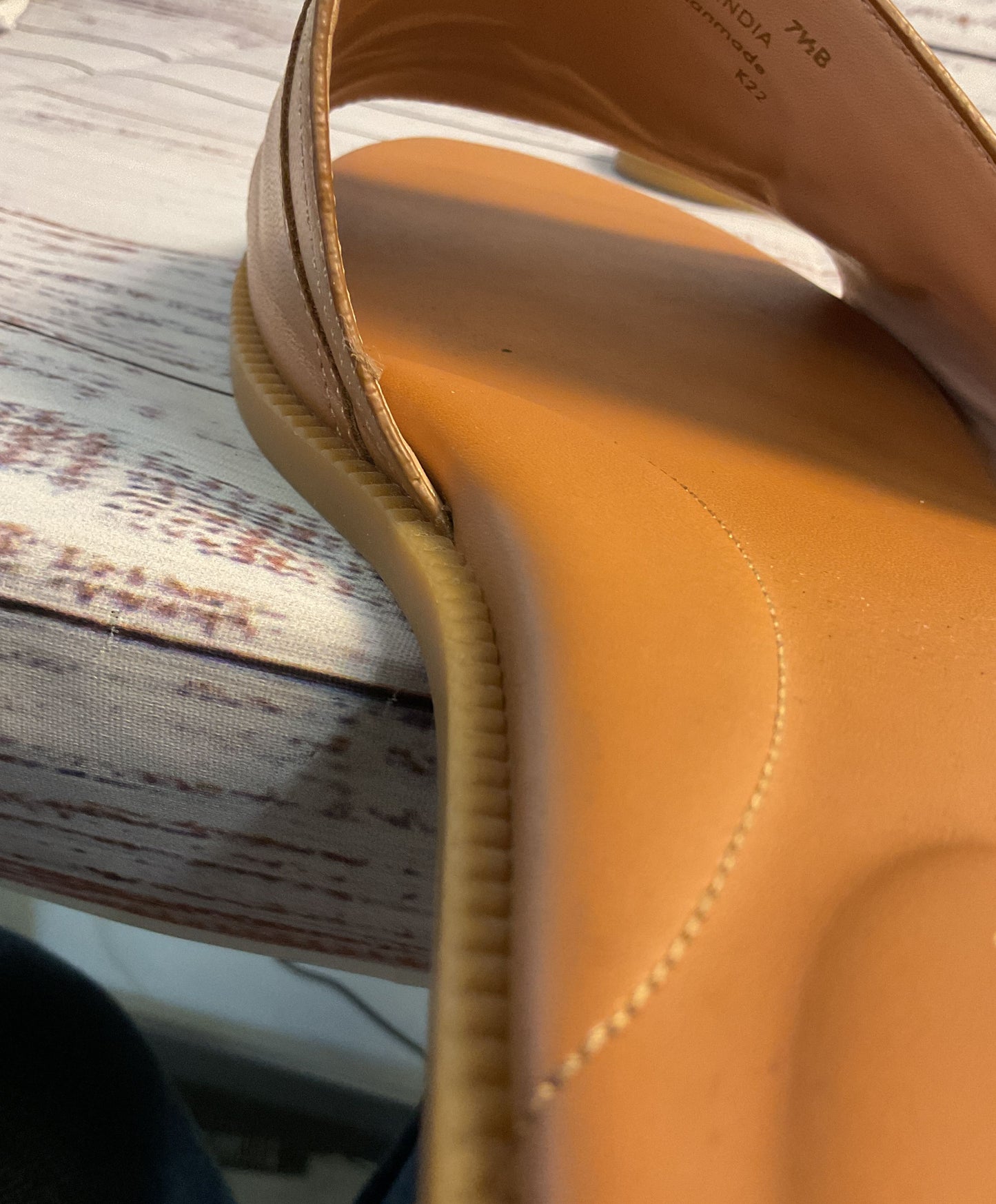 Women's Cole Haan Brown Slip-On Flat Sandal Women 7.5