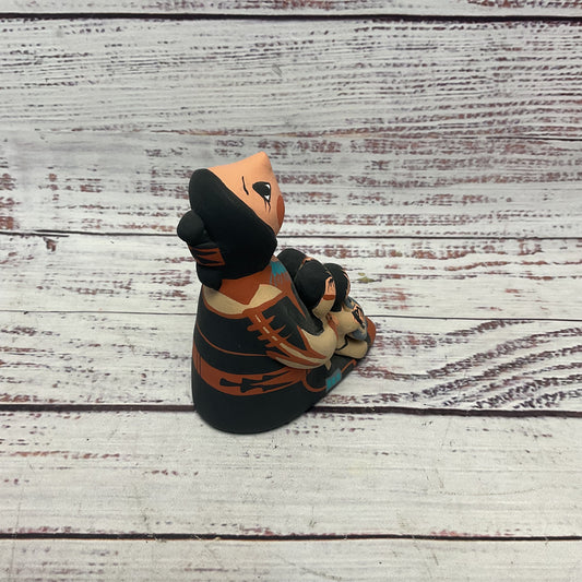 D. Lucero Jemez Native American Ceramic Pottery Figurine 4inch
