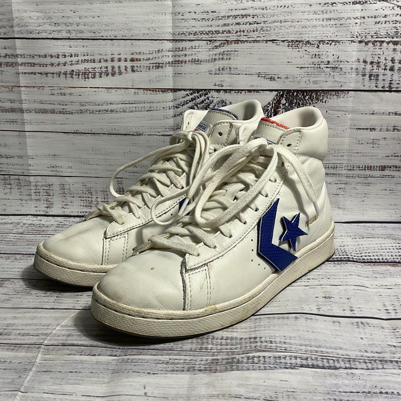 Converse Birth of Flight High Top Leather White/Red/Blue Athletic Shoe Men's 6.5