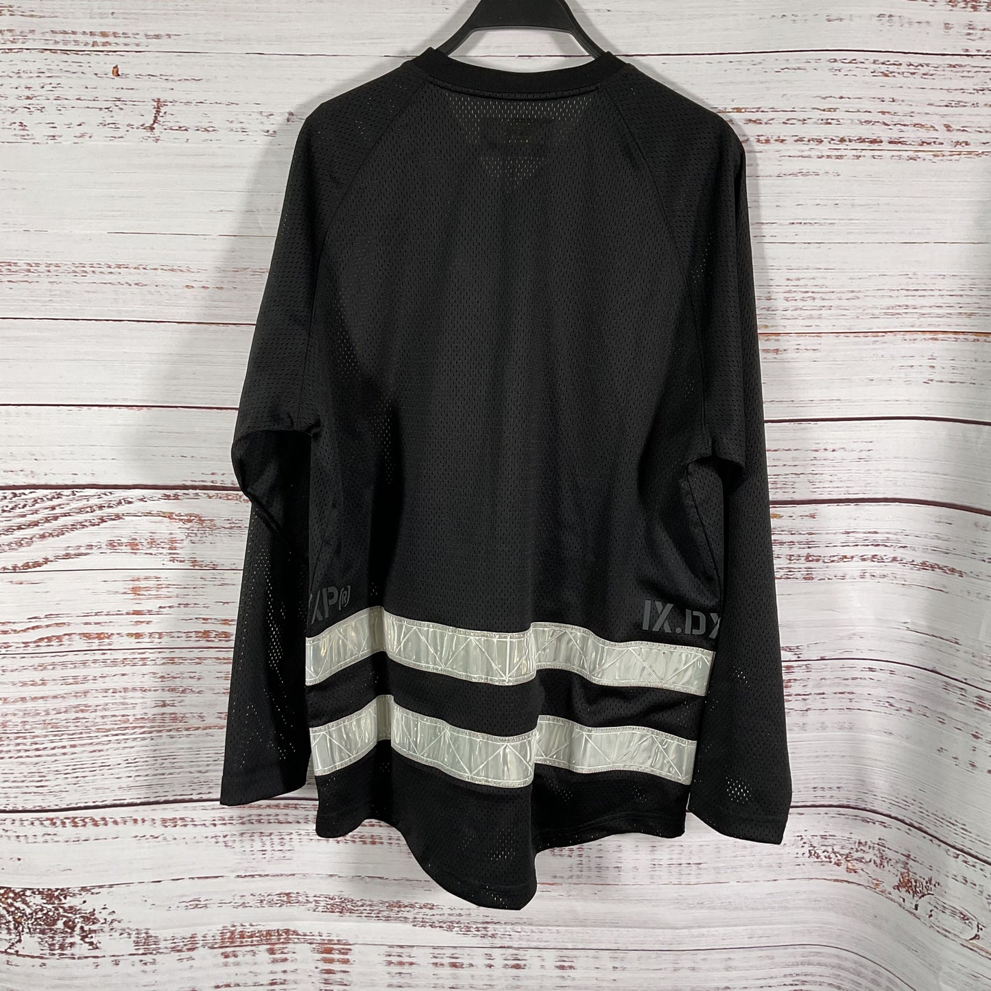 10Deep Site & Sport Black Reflective Long Sleeve Jersey - Size Medium