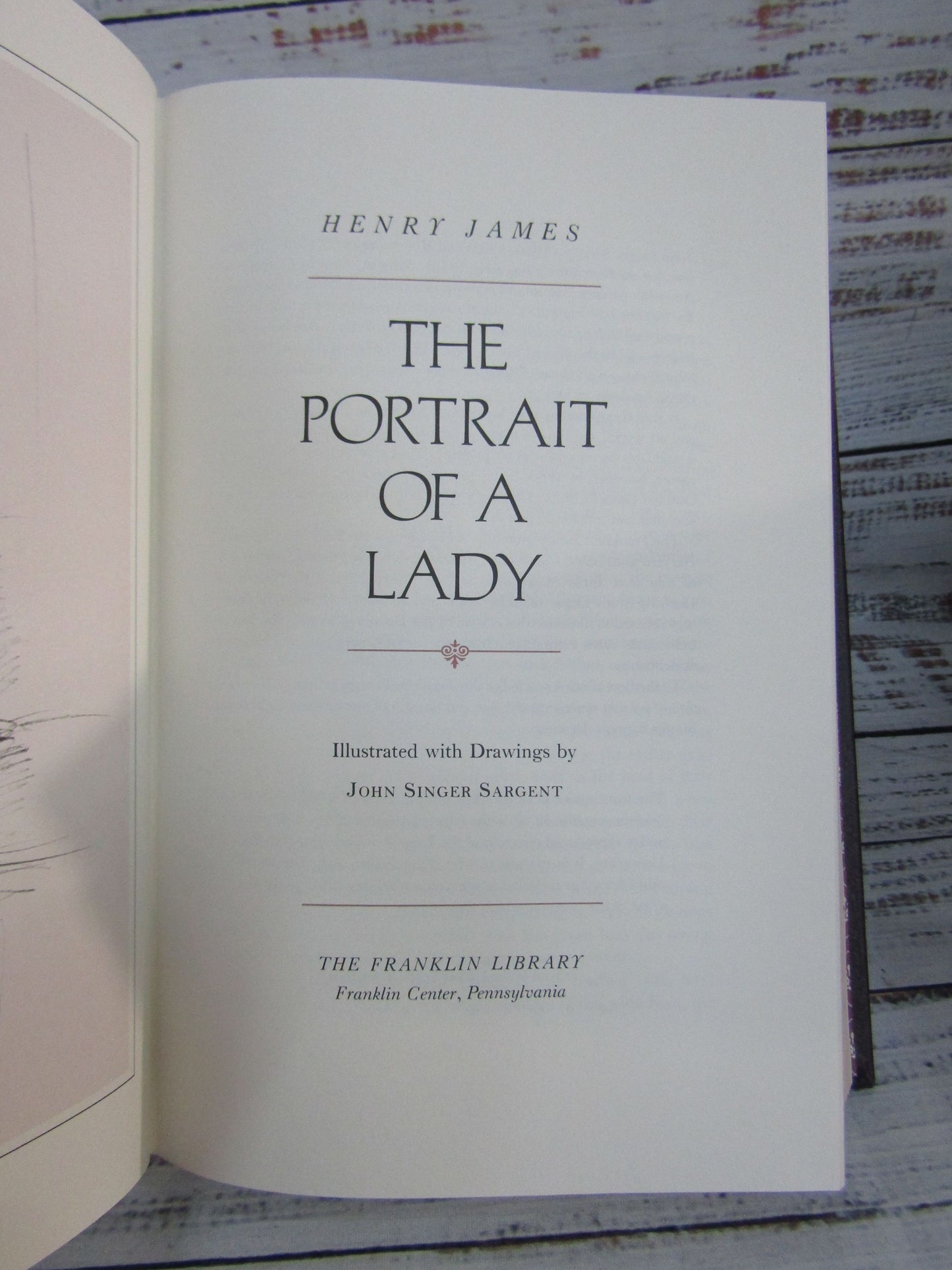 Franklin Library The Portrait of a Lady by Henry James