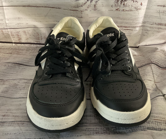 Pro-Keds Leather Skyhawk Lo Lace Up Sneakers Black White 7