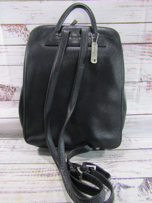 Ellington Women's Black Leather Backpack