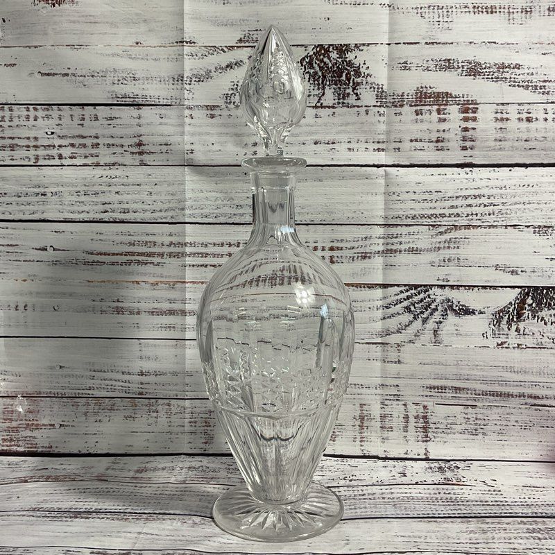 Baccarat Large 13" Austerlitz Cut Fine Crystal Wine Decanter MCM